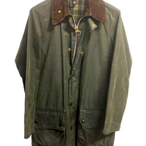 Barbour wax coat mens